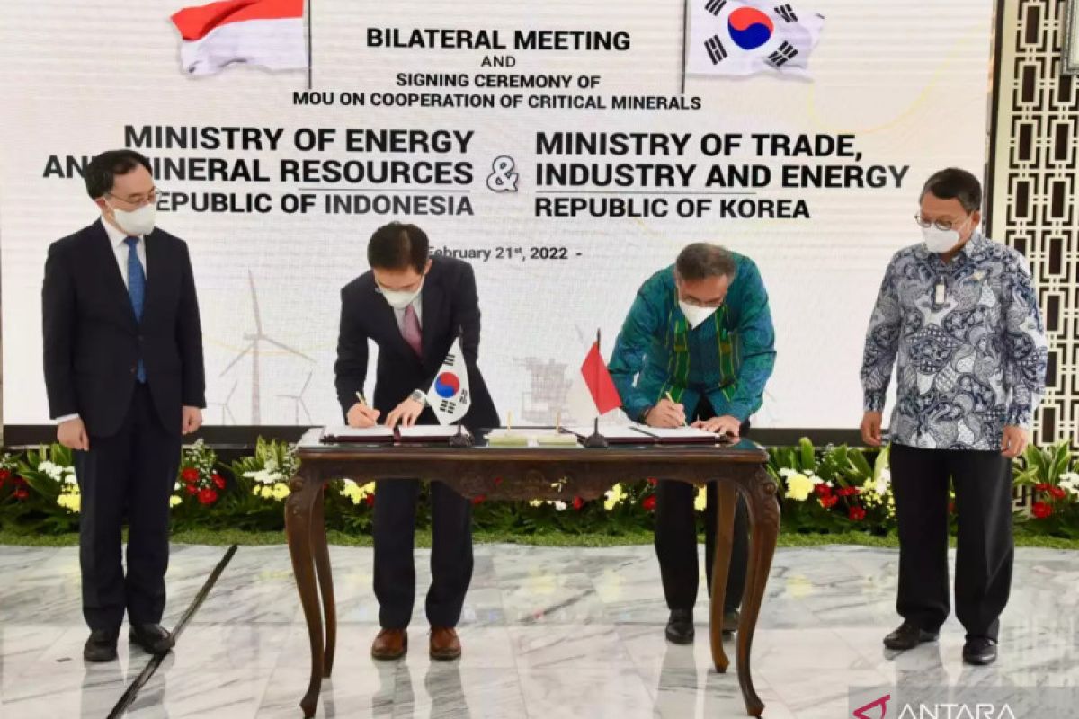 Indonesia, South Korea ink pact on critical mineral development