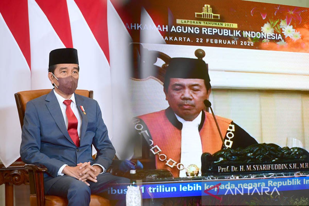 Presiden: Pemerintah butuh dukungan MA untuk transformasi Indonesia