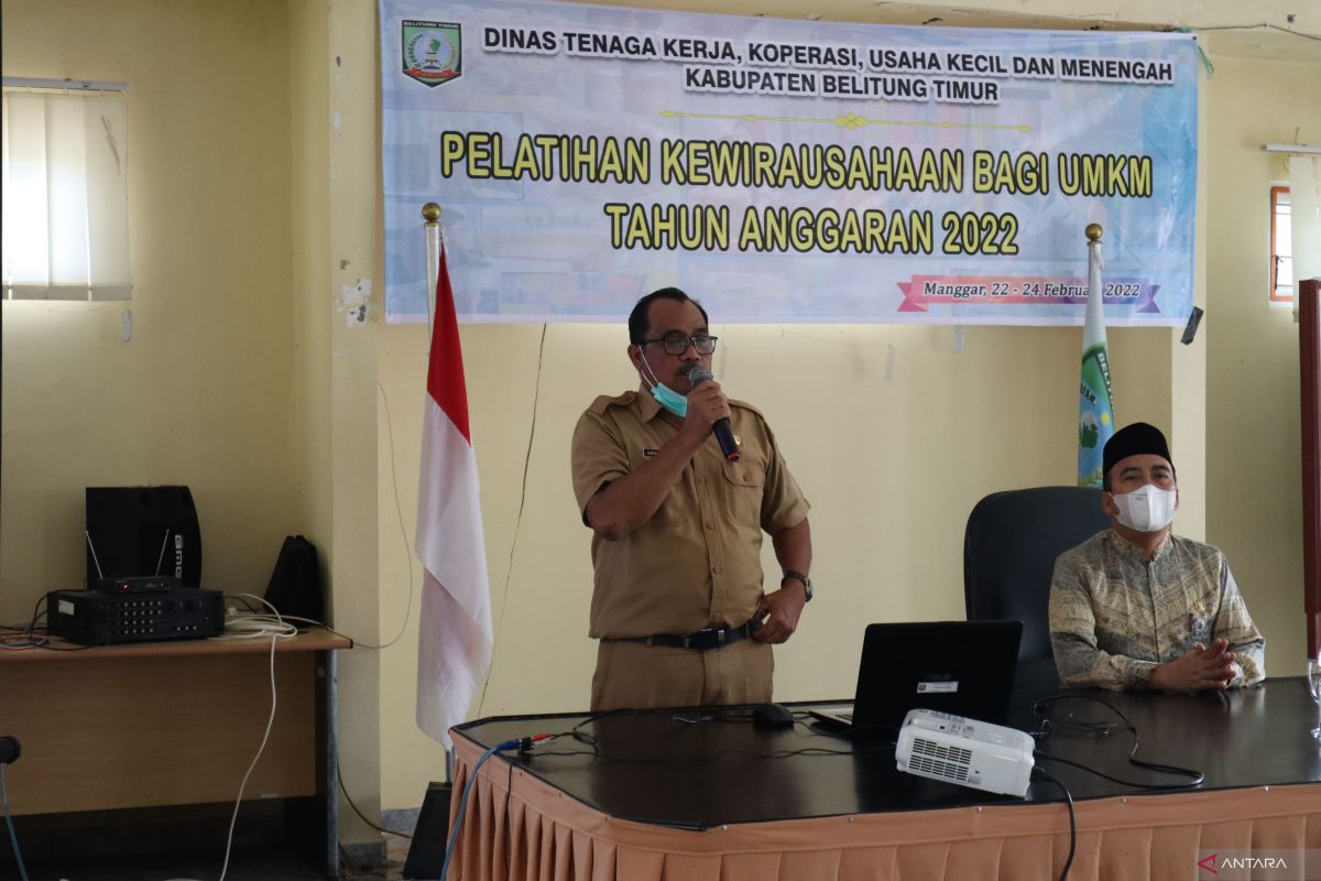 Pemkab Belitung Timur tingkatkan kemampuan wirausaha pelaku UMKM