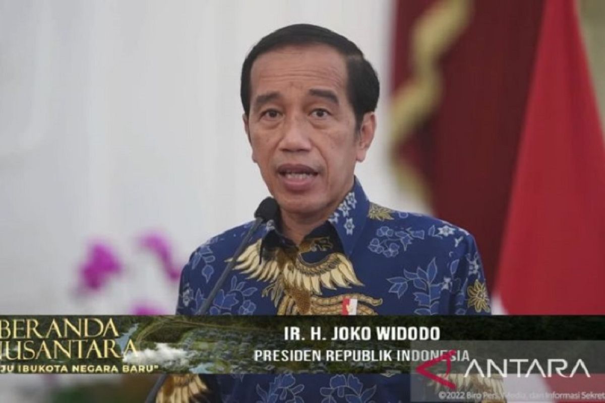 Presiden Joko Widodo katakan pembangunan IKN Nusantara diawali dengan reboisasi hutan