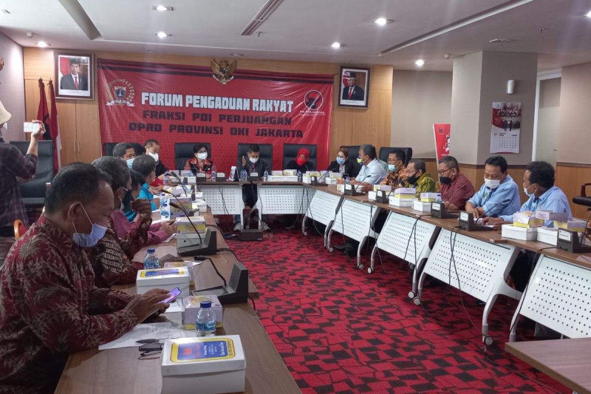 Harga kedelai tinggi, produsen tahu tempe datangi Fraksi PDIP DPRD DKI