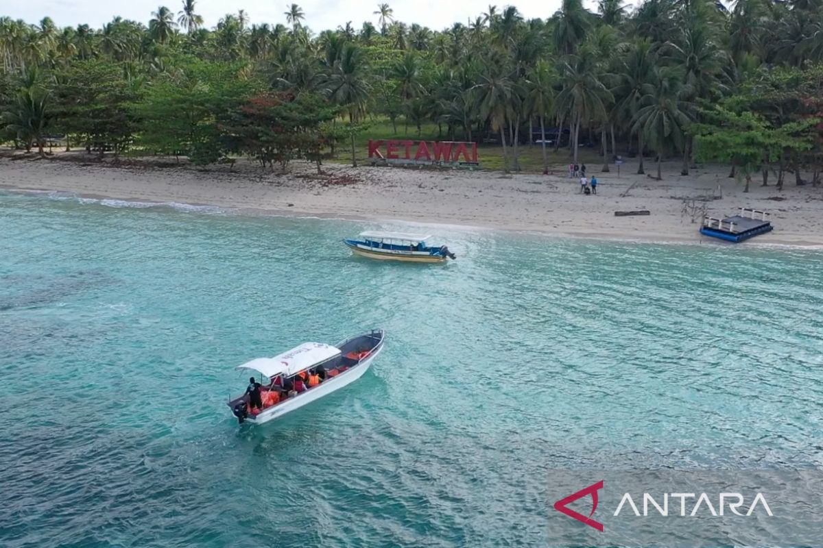 Eksplore keindahan pulau Ketawai bersama milenial berwisata dan PT Timah