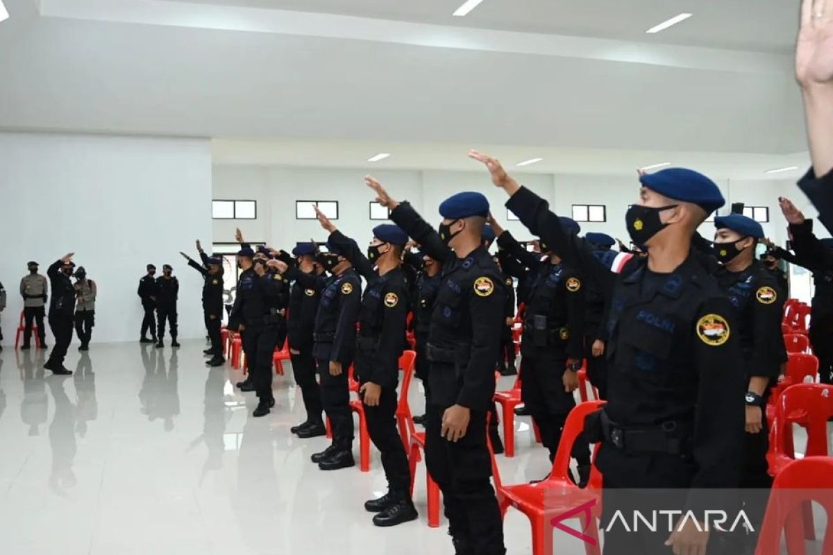 Brimob Polda Kalsel perkuat pengamanan PT Freeport Indonesia