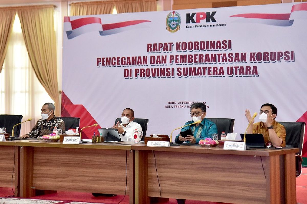 Gubernur minta KPK terus bina kepala daerah di Sumut