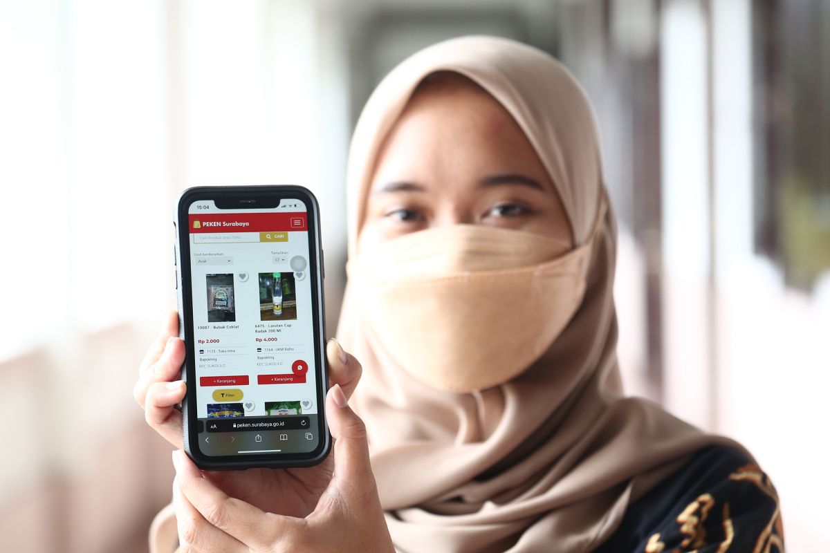 Harga kebutuhan pokok di aplikasi e-Peken Surabaya mulai Maret diseragamkan