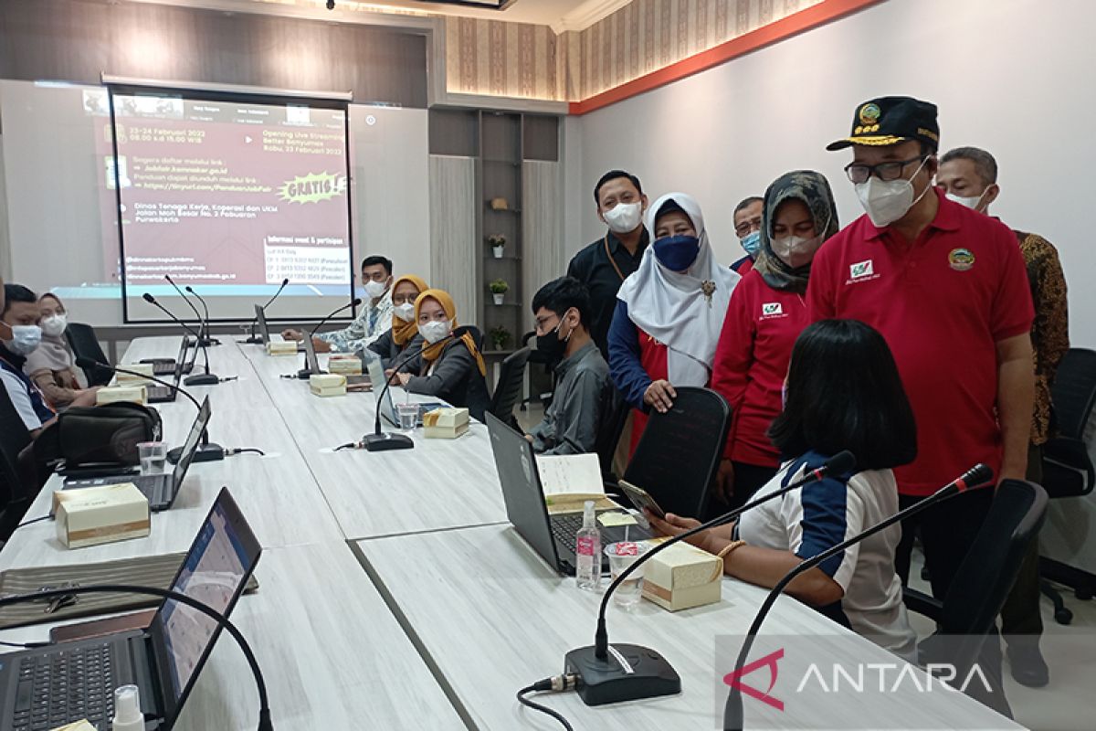 3.084 lowongan kerja ditawarkan melalui "Job Fair Virtual Banyumas Tahun 2022"