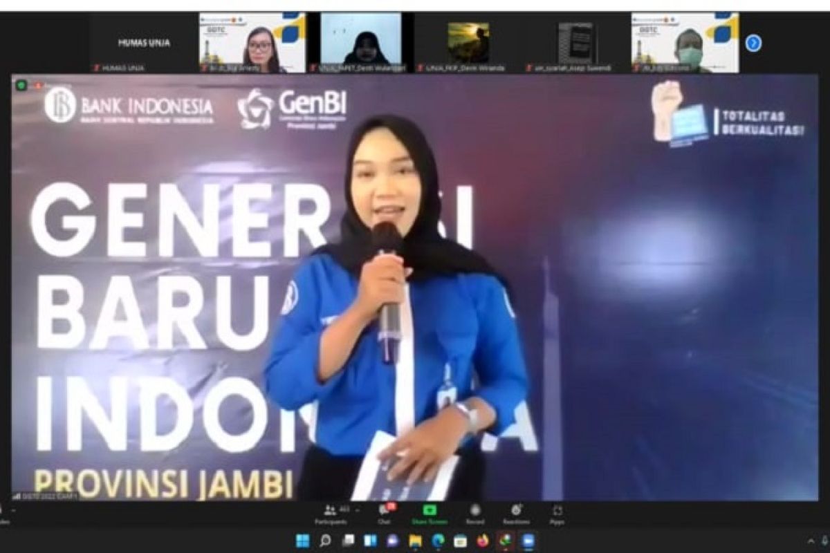 GenBI Unja sosialisasikan bea siswa Bank Indonesia tahun 2022
