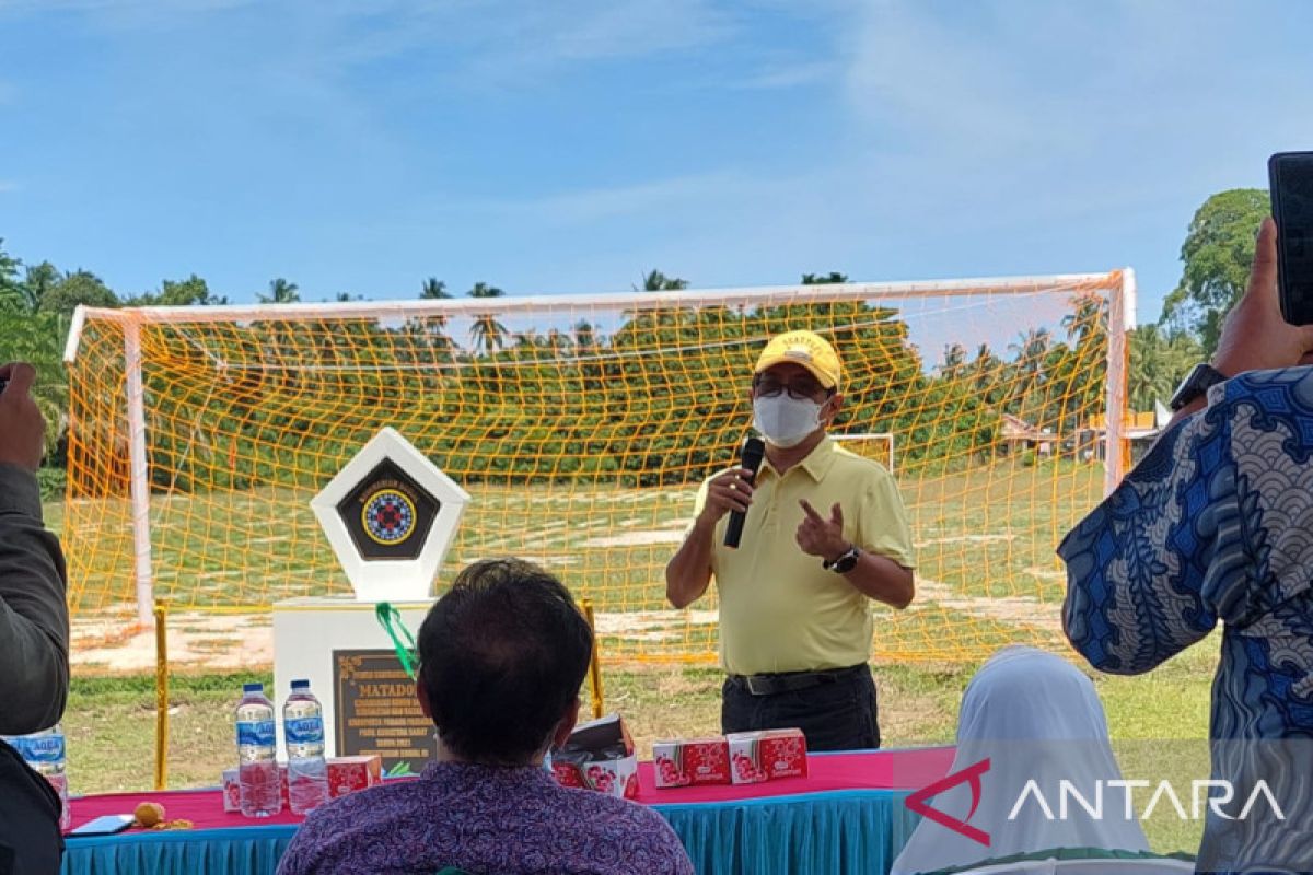 Kemensos rehab lapangan sepak bola di Padang Pariaman senilai Rp150 juta