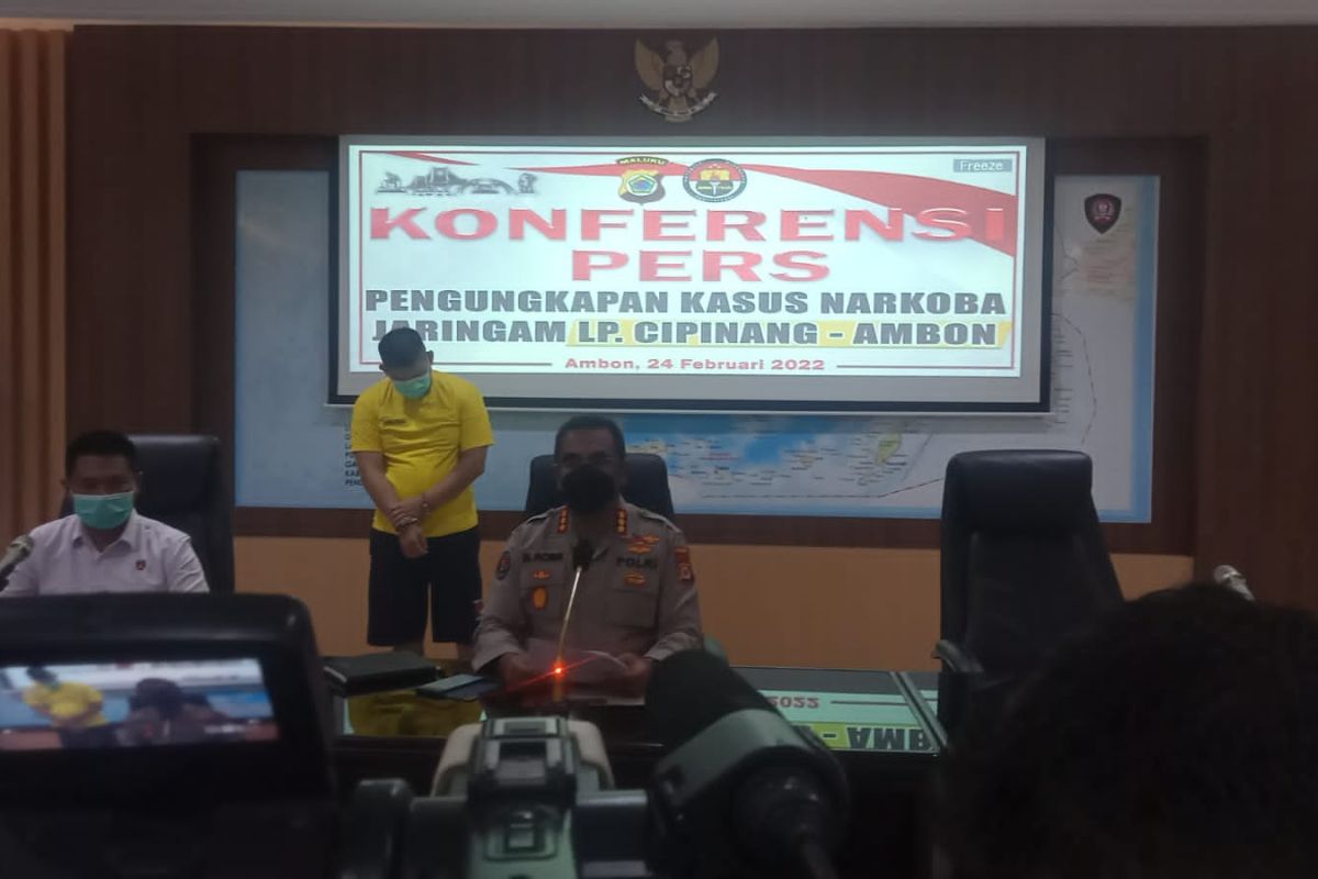 Polda Maluku tangkap jaringan narkoba LP Cipinang, jangan 