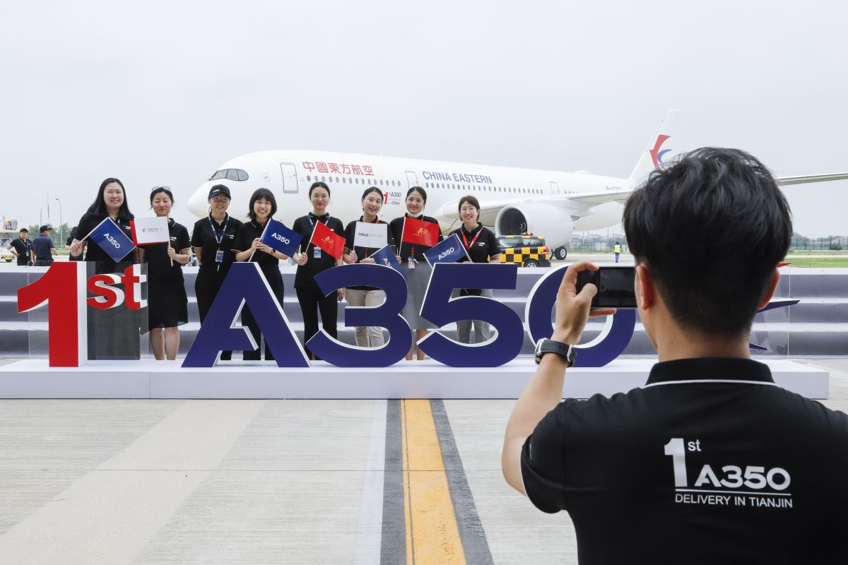 Airbus kirim 142 pesawat komersial ke China pada 2021