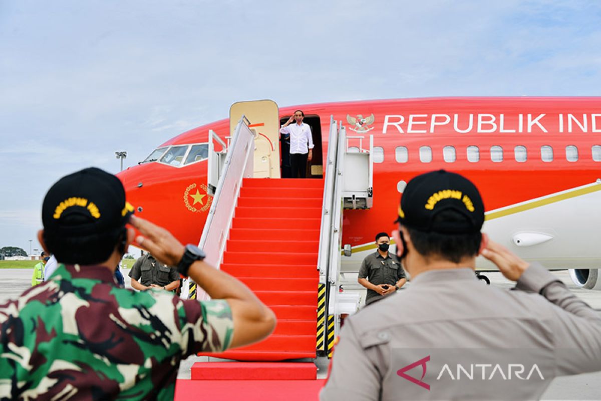 Presiden Jokowi kunjungan kerja ke Sulteng dan Sulut