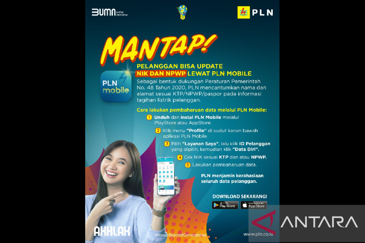 Perbaharui Data NIK dan NPWP Pelanggan Kini Bisa Lewat PLN Mobile, Ini Caranya!