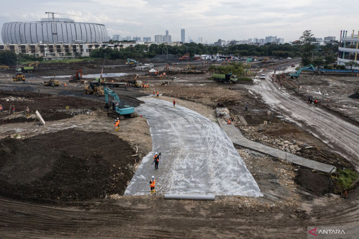 Jakarta sepekan, anggaran hingga pondasi bambu trek balap Formula E