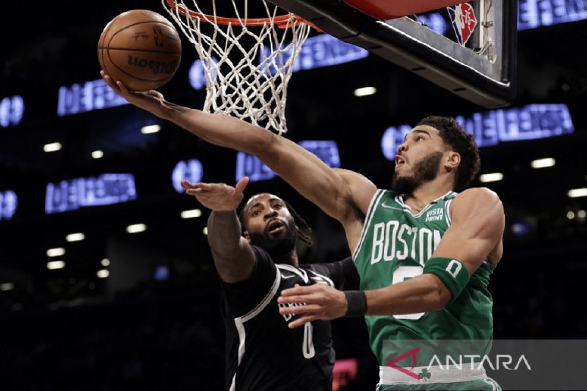 Jayson Tatum borong 30 poin saat Celtics hancurkan Nets