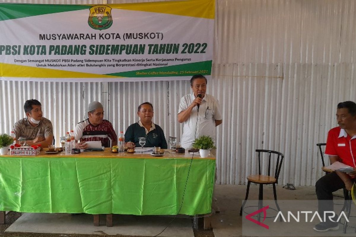 Irfan Bakhri Siregar pimpin PBSI Padang Sidempuan periode 2022-2026