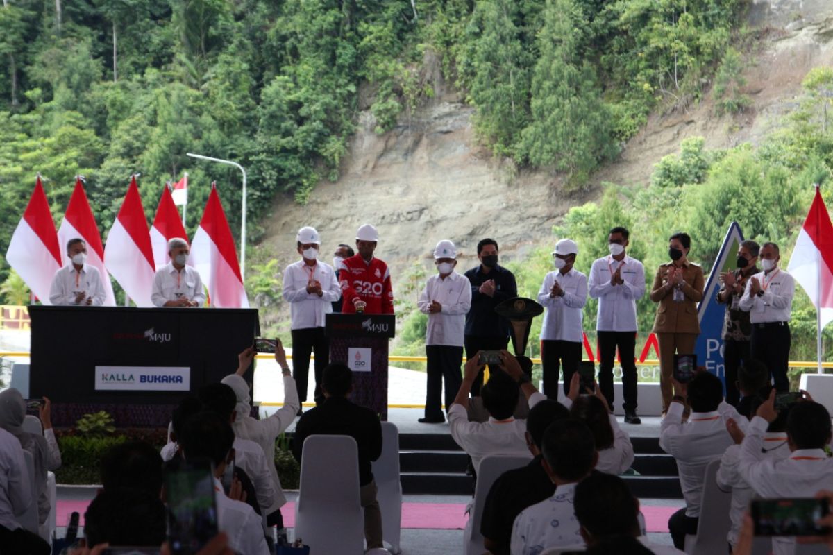 Jokowi Resmikan PLTA Poso dan PLTA Malea, Sistem Kelistrikan Sulawesi Kian Andal dan Hijau