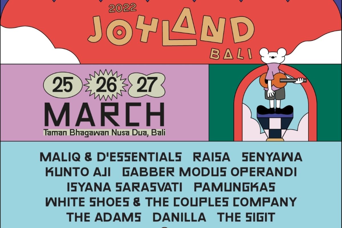 Joyland Bali digelar 25-27 Maret 2022