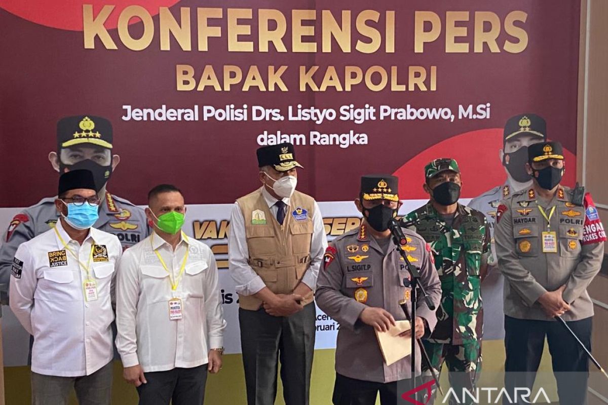 Kapolri dorong akselerasi vaksinasi di Aceh cegah Omicron