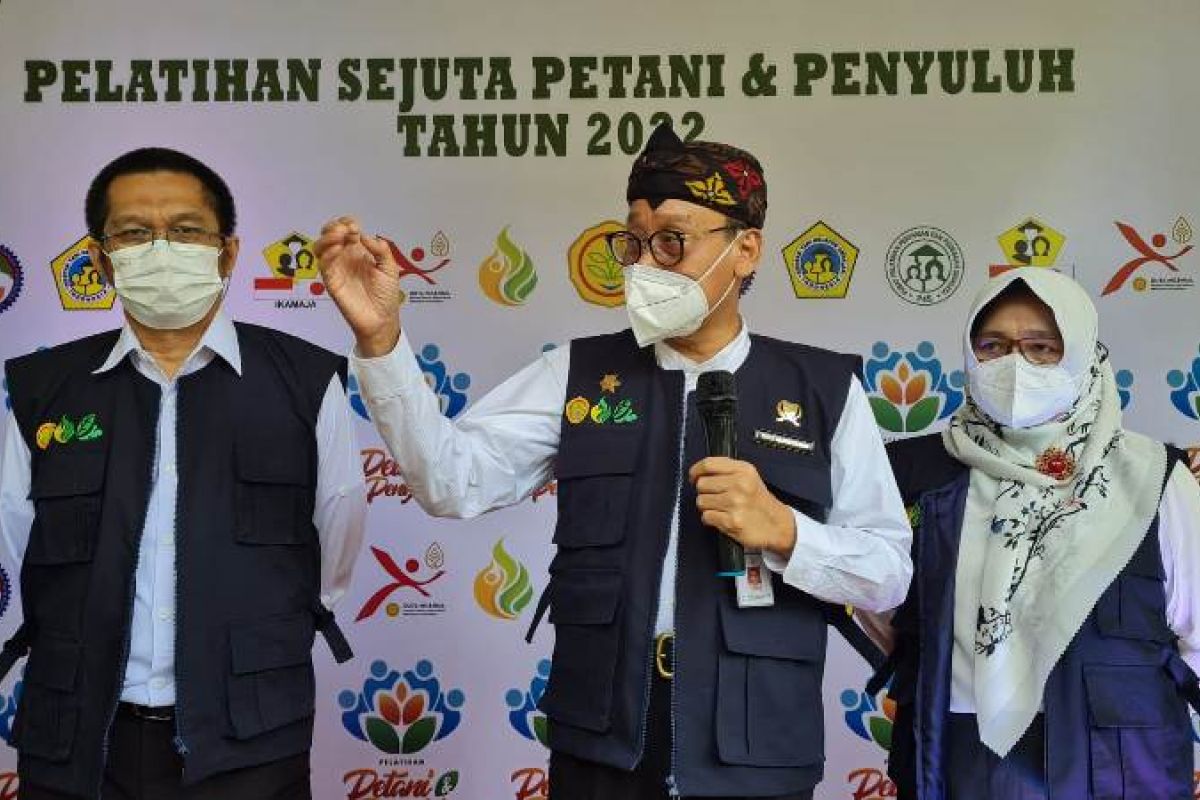 Kementan adakan pelatihan satu juta petani dan penyuluh hadapi perubahan iklim