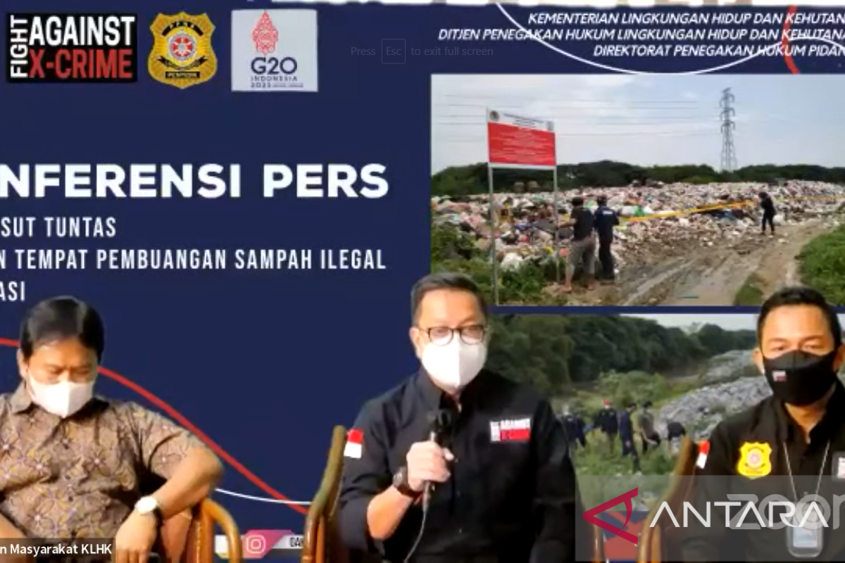 Ditjen Gakkum KLHK tetapkan tersangka TPS ilegal di Bekasi