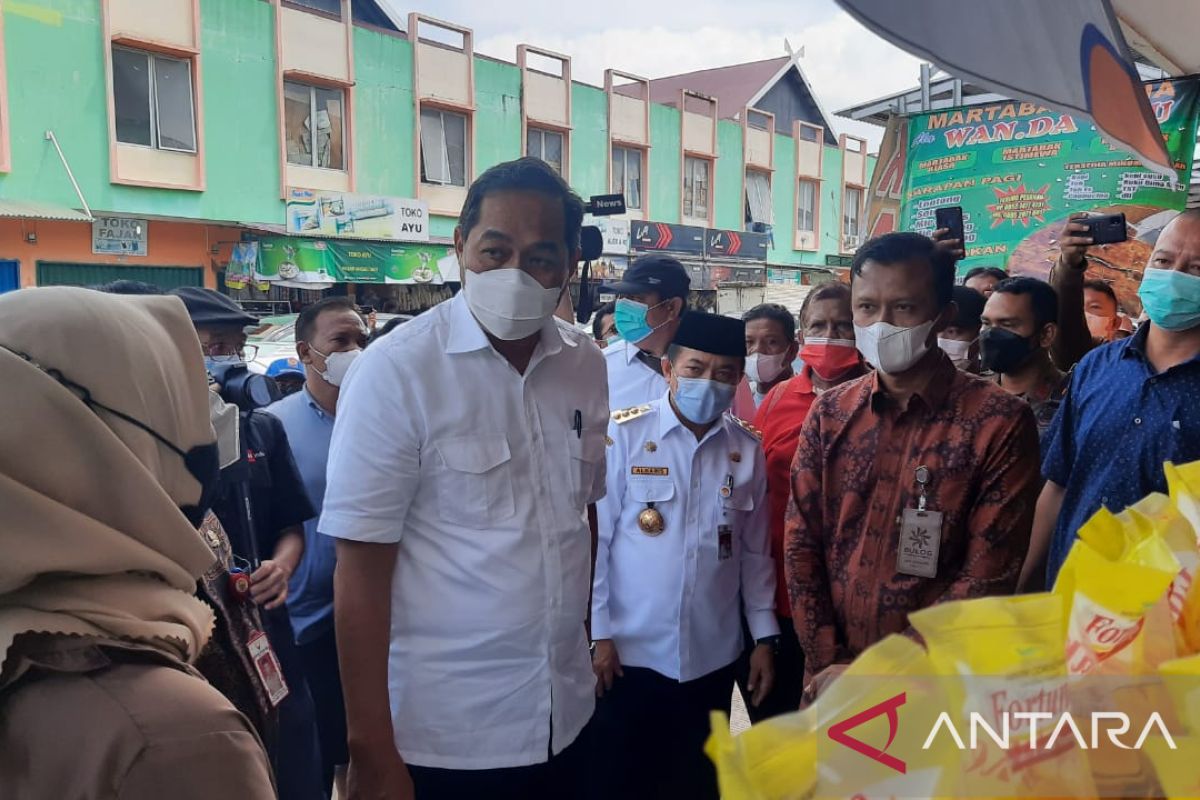 Mendag sebut data stok minyak goreng Kemendag di Jambi cocok dan ketersediaan aman