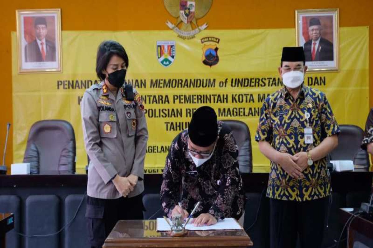 Pemkot-Polres Magelang Kota MoU pembangunan pelayanan masyarakat