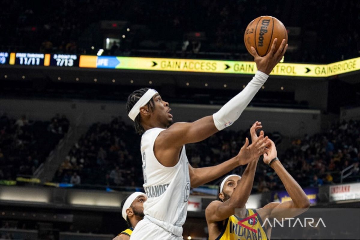 Thunder bekuk Pacers, Shai Gilgeous-Alexander hujan pujian