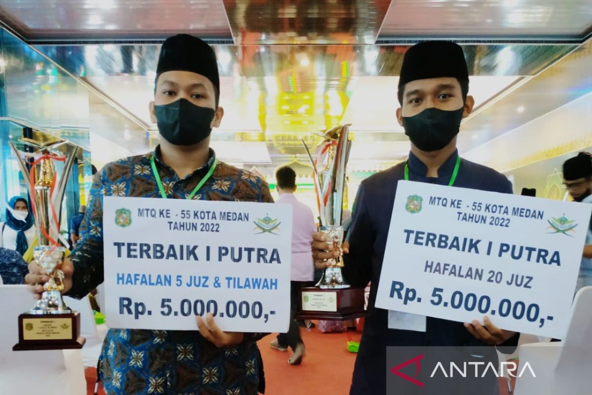 Dua Juara  MTQ Ke-55 Kota Medan mendaftar sebagai calon prajurit TNI AD