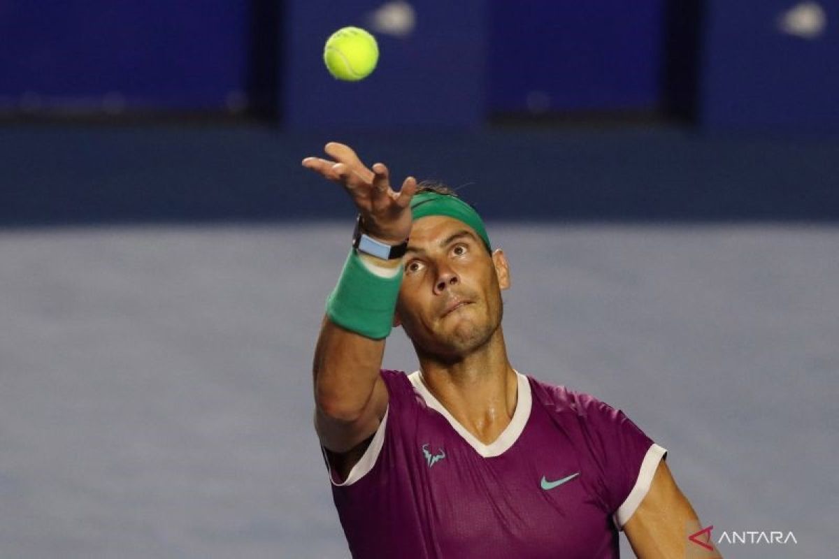 Rafael Nadal tahan Medvedev untuk capai final ATP Acapulco