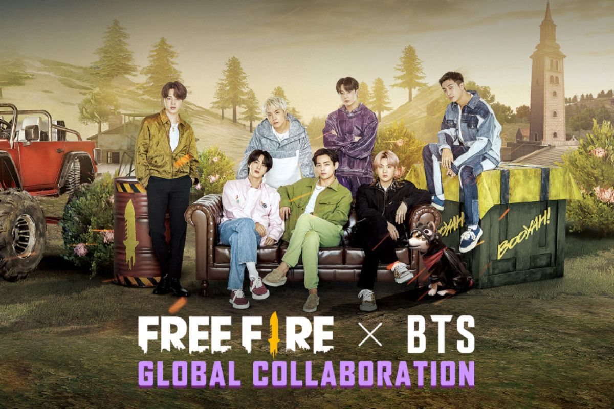 BTS resmi jadi brand ambassador Free Fire