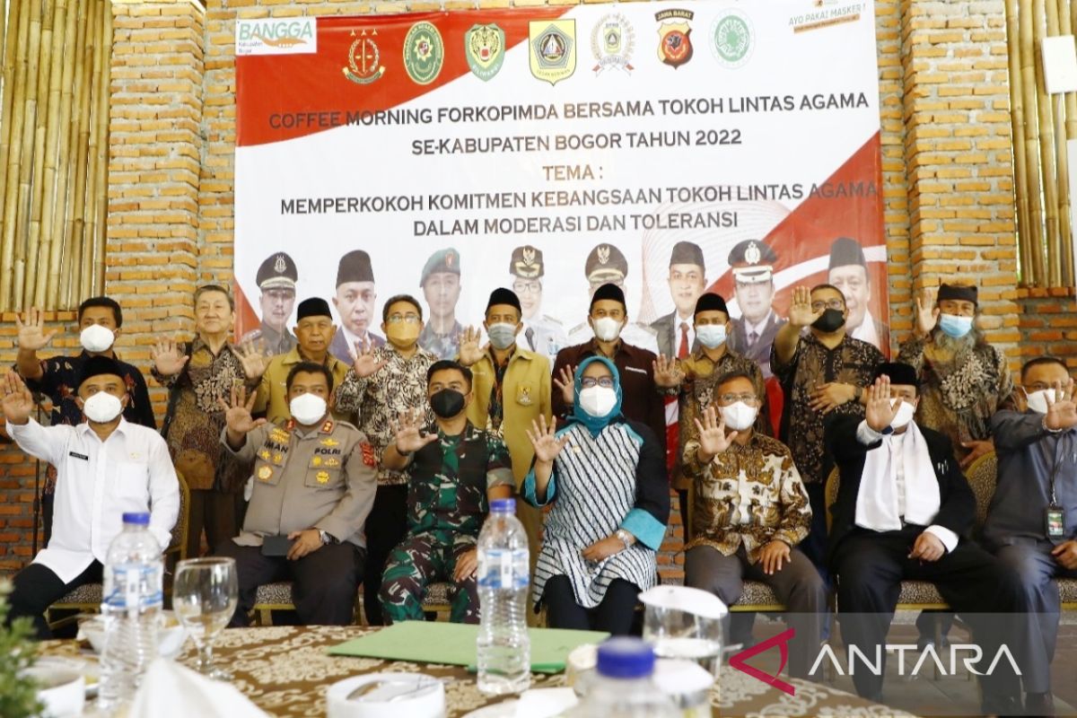 Bupati Bogor bersama tokoh lintas agama deklarasi damai sikapi ucapan Menag