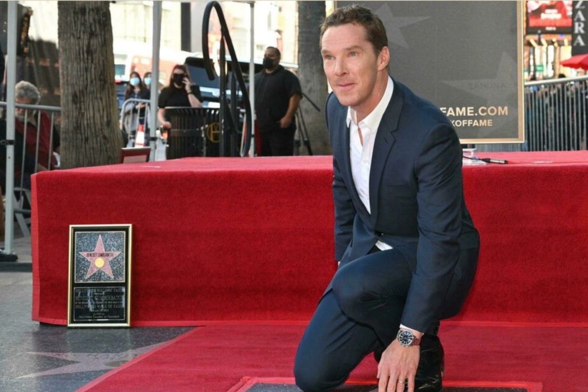 Aktor Benedict Cumberbatch dapat bintang di Hollywood Walk of Fame
