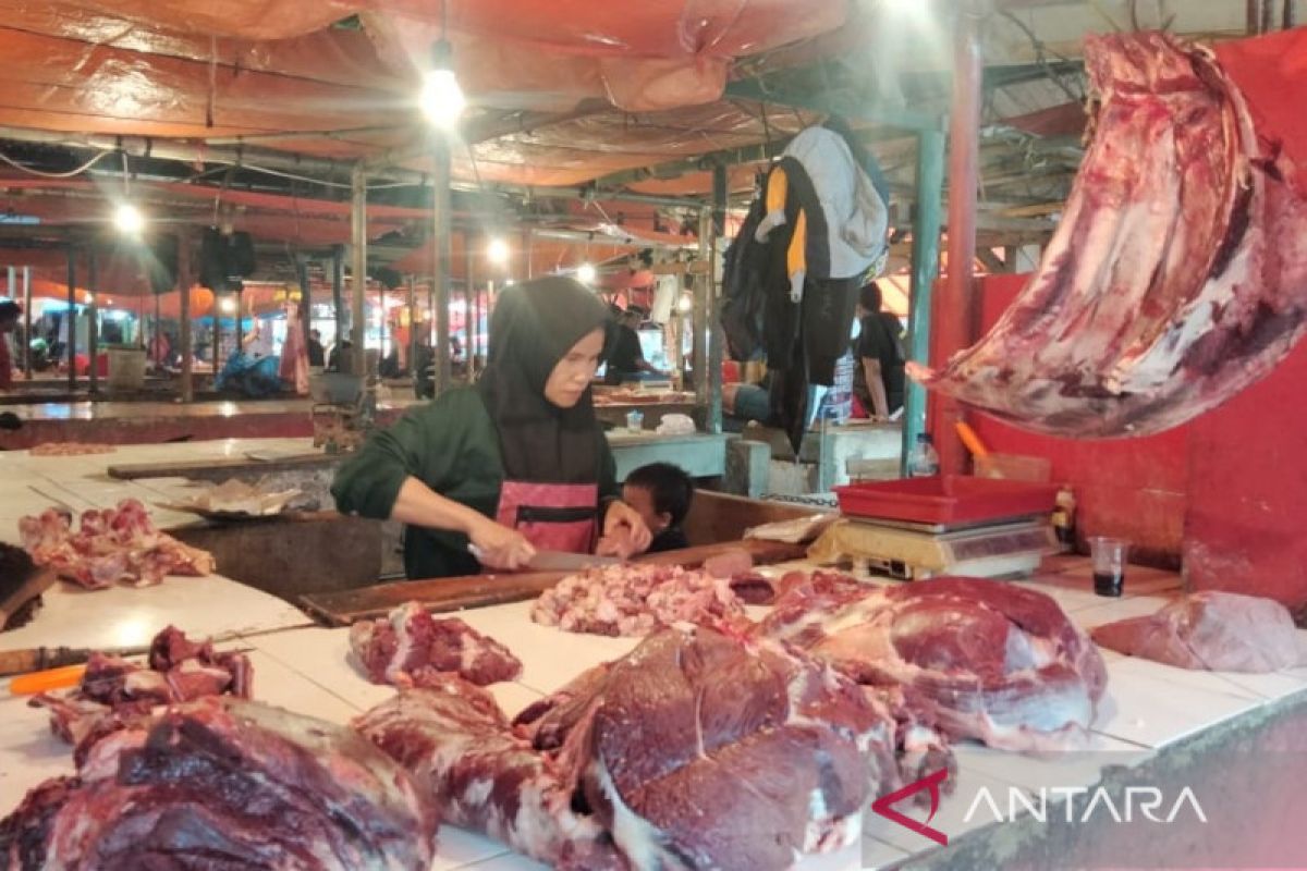 Kementan: stok daging aman pedagang kembali berjualan