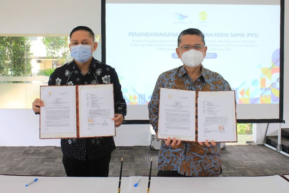 FKUI-Garuda Indonesia kerja sama cetak dokter penerbangan