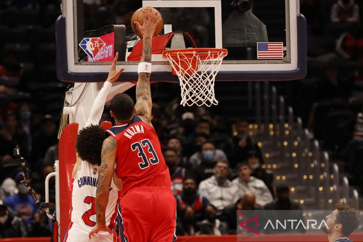 Redam kebangkitan Pistons, Wizards kembali ke jalur kemenangan