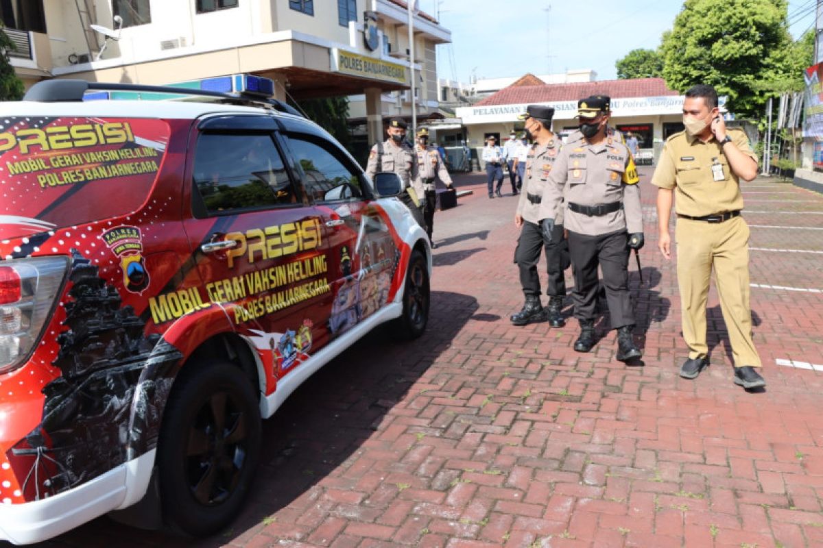 Percepat vaksinasi, Polres Banjarnegara buka layanan mobil gerai vaksin keliling