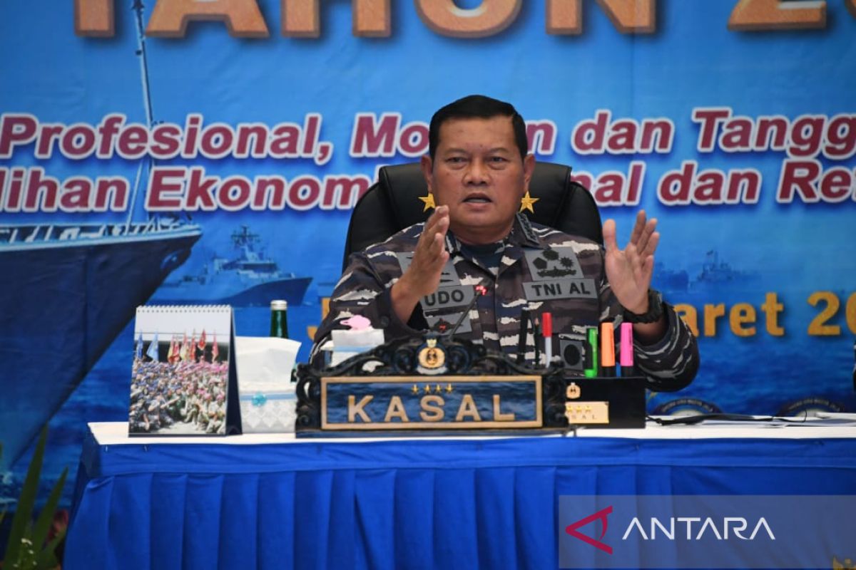 Kasal jabarkan arahan Presiden Jokowi pada Rapim TNI AL 2022