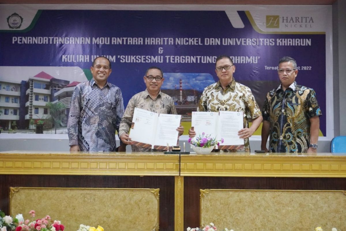 Unkhair tandatangan nota kesepahaman dengan Harita Nickel, persiapkan SDM profesional