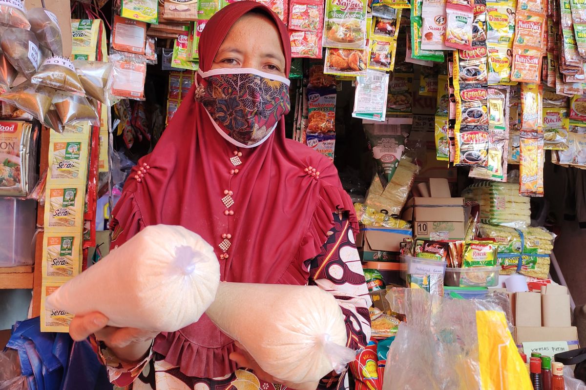 Stok gula pasir di Yogyakarta cukup harga di pasar Rp18.000 per kg
