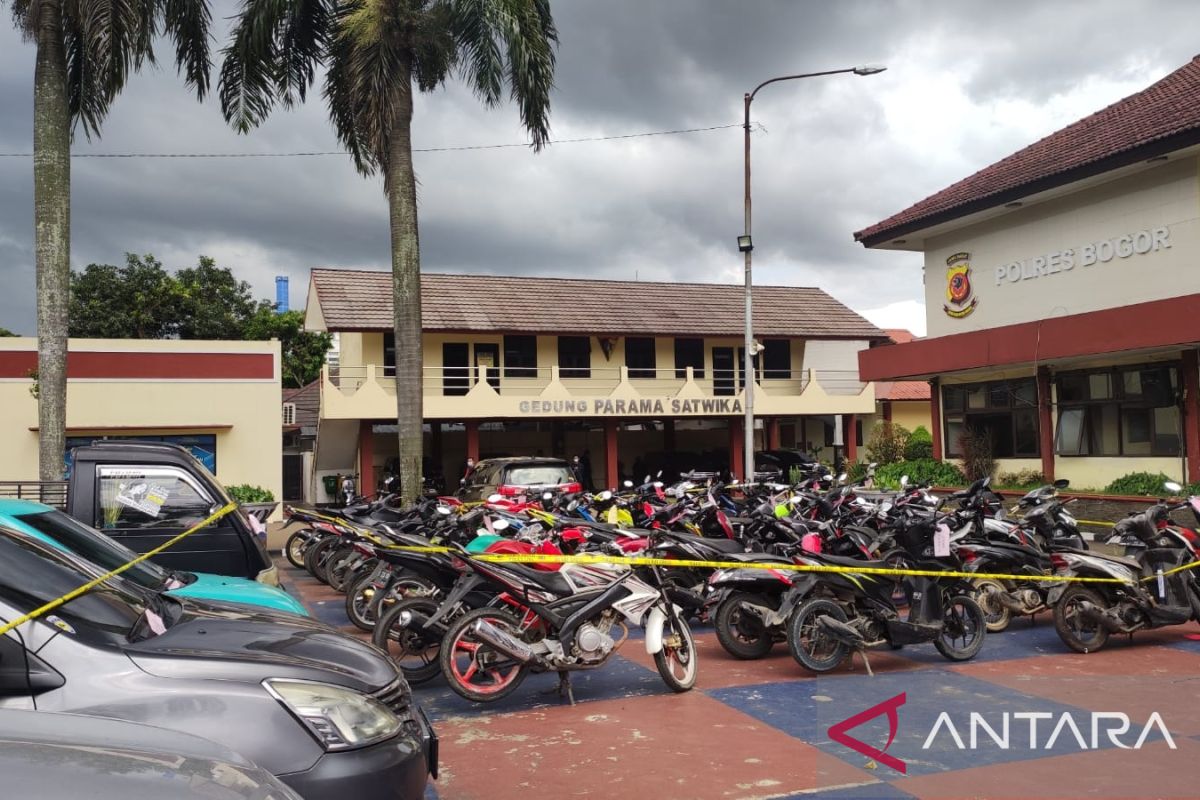 Polres Bogor segera kembalikan 56 kendaraan hasil curian ke pemiliknya