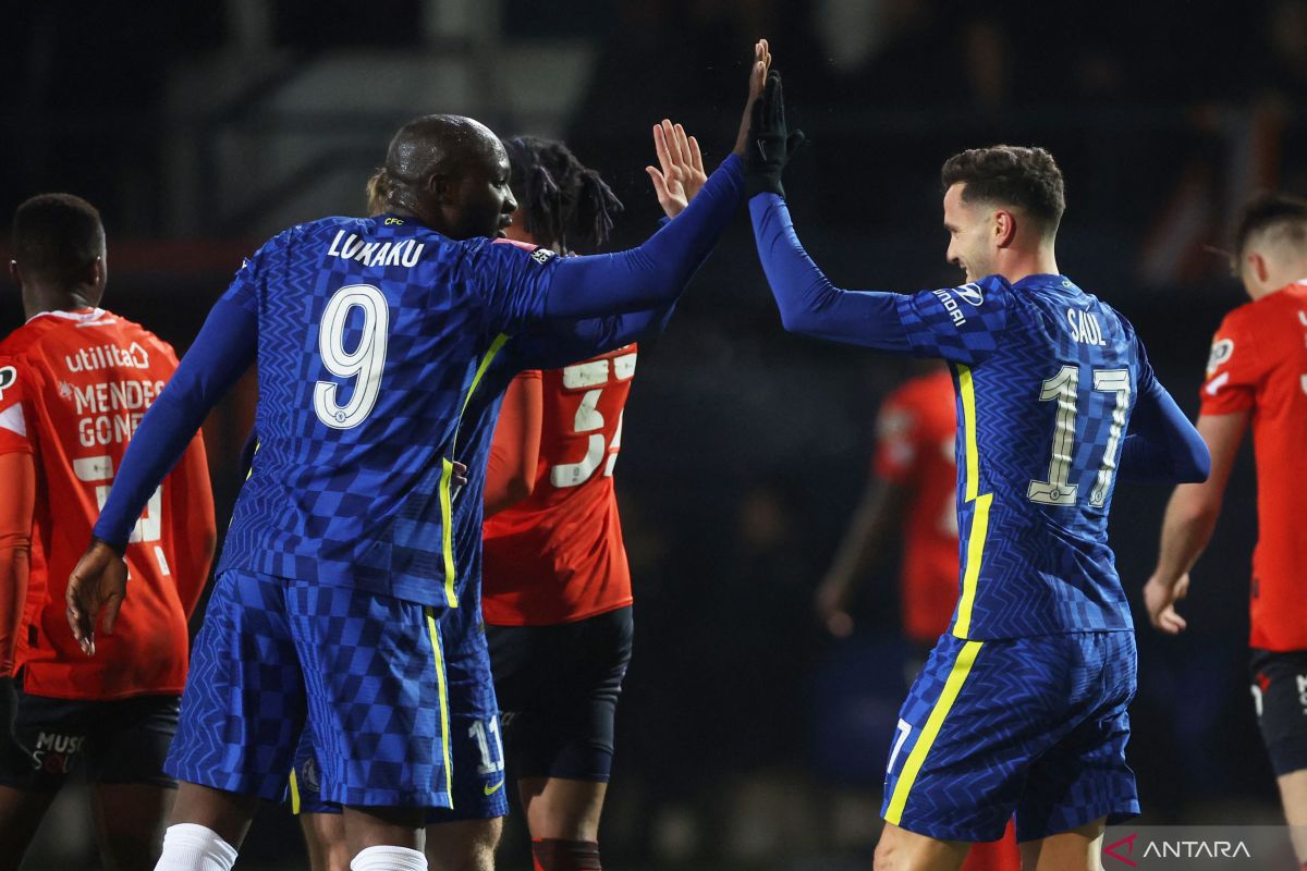 Piala FA - Gol Lukaku bawa Chelsea lewati Luton Town ke perempat final