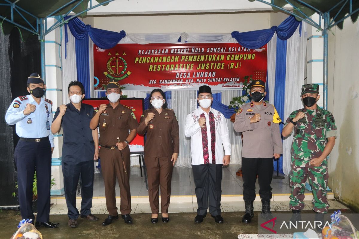 Desa Lungau jadi kampung Restorative Justice pertama di Kalsel