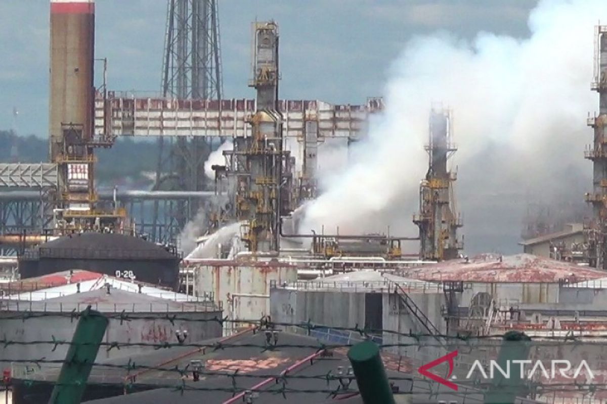 Kebakaran kilang minyak Pertamina di Balikpapan telah dipadamkan