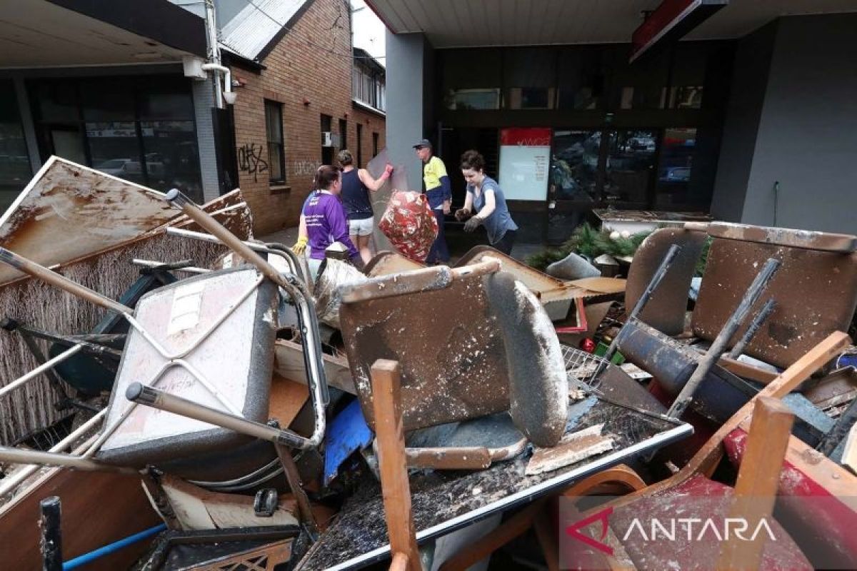 Kota-kota banjir di Australia diperingatkan bersiap hadapi lebih banyak hujan