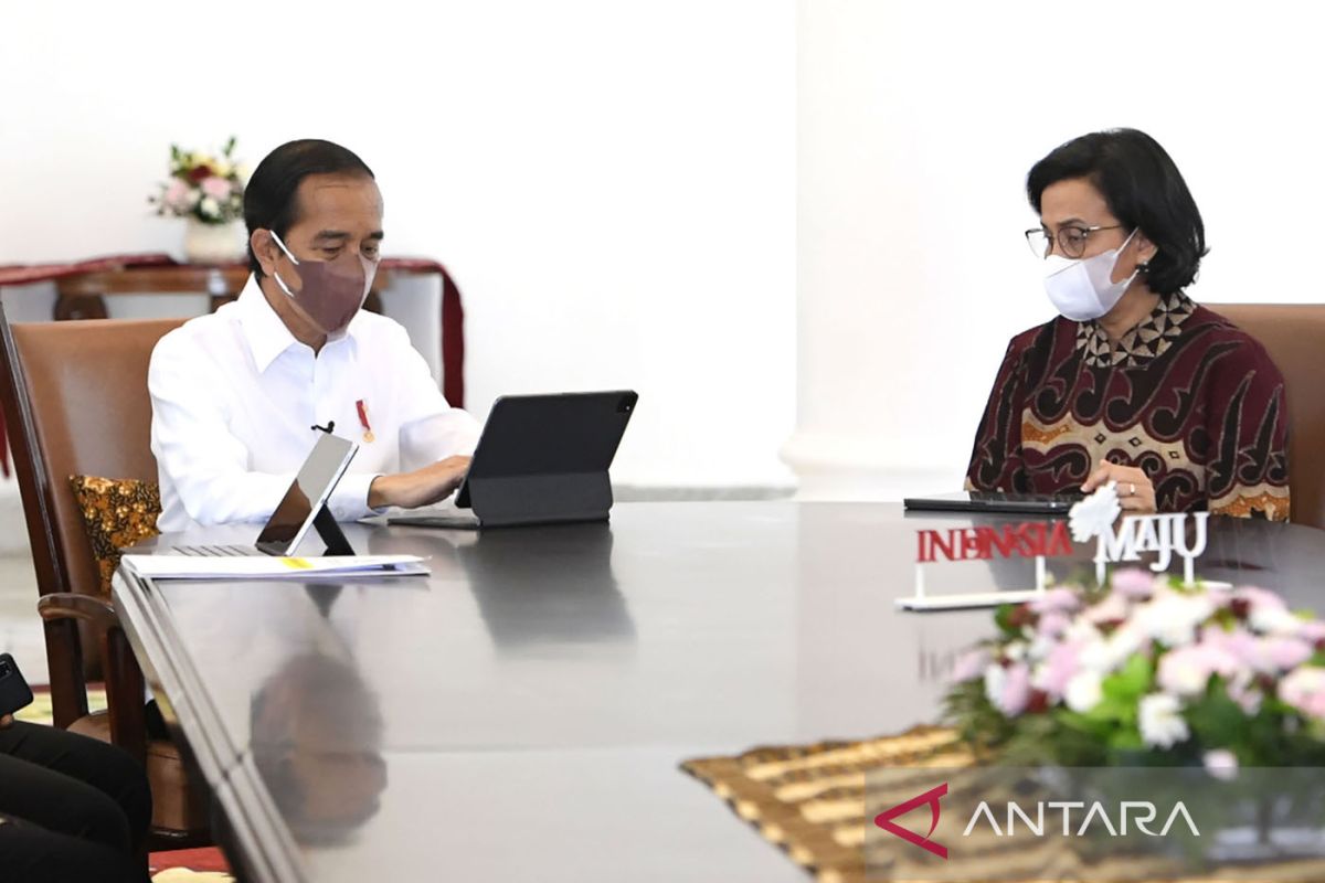 Presiden Jokowi laporkan SPT Pajak Tahun 2021 melalui "e-filing"