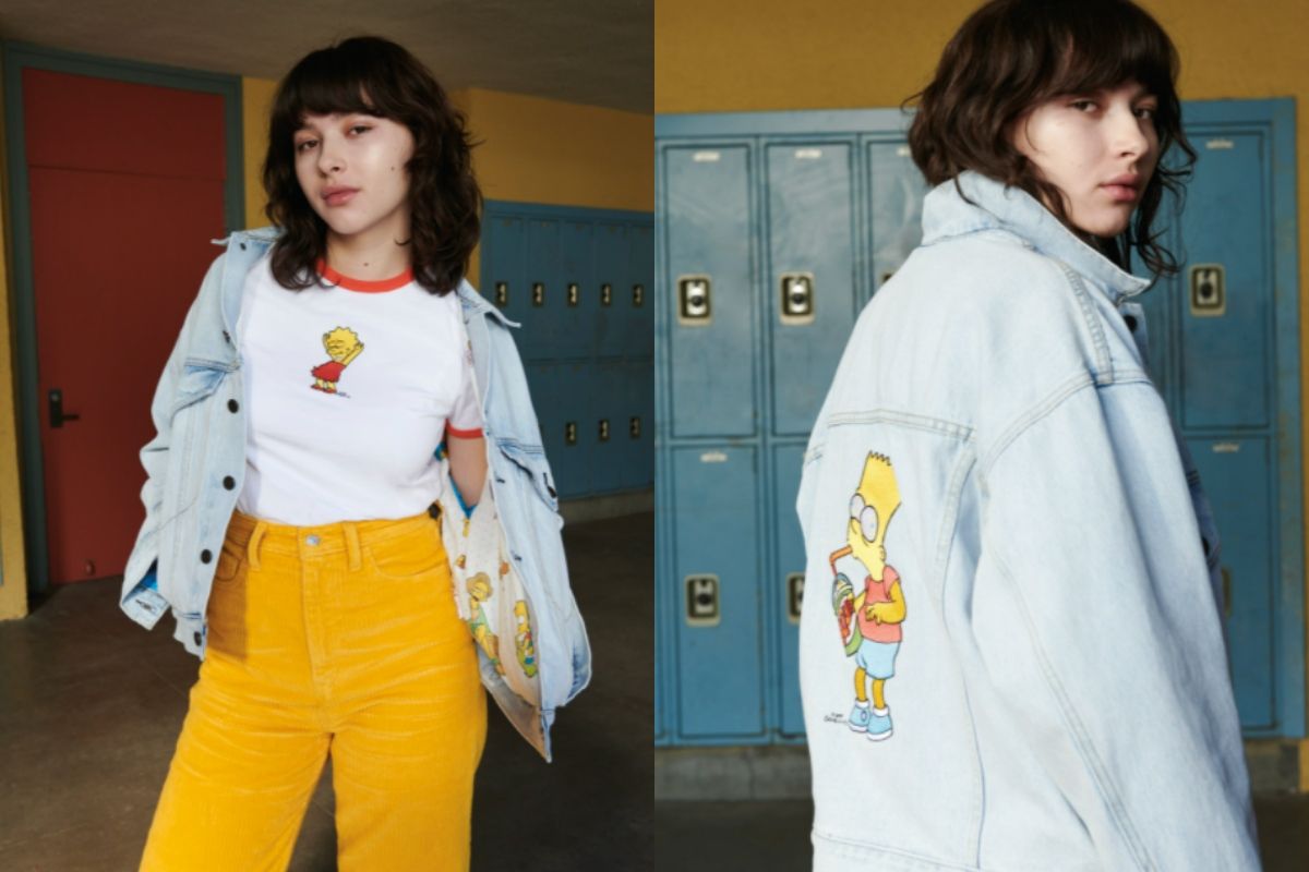 Nostalgia "The Simpsons" dalam koleksi denim