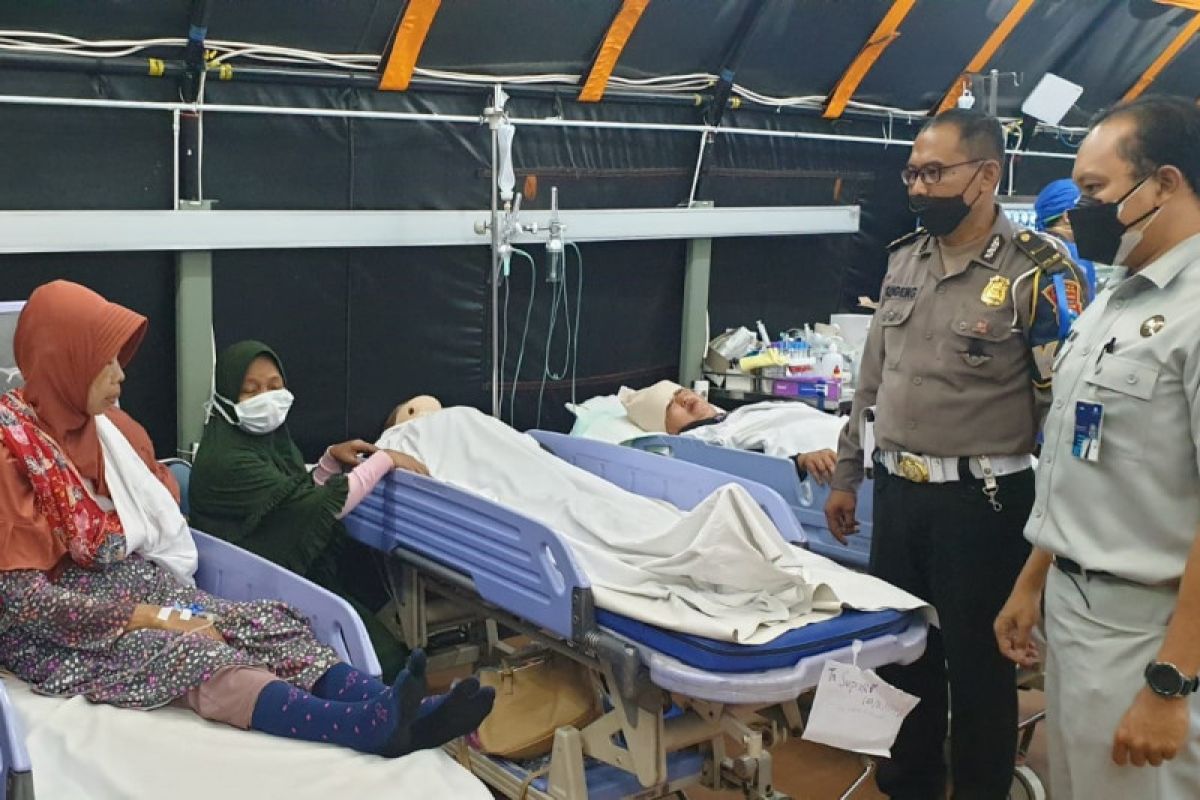 Santunan korban kecelakaan bus-truk di Surabaya dijamin Jasa Raharja