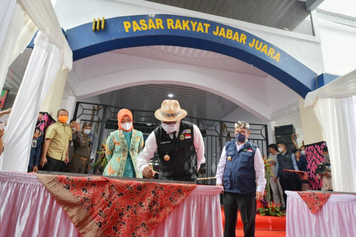 Jawa Barat  telah revitalisasi 21 dari target 25 pasar tradisional