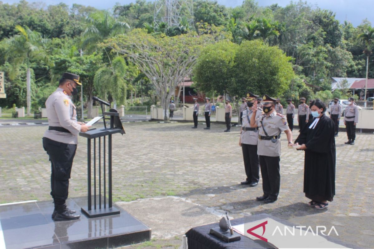 Polres Sawahlunto sertijab Kabag SDM