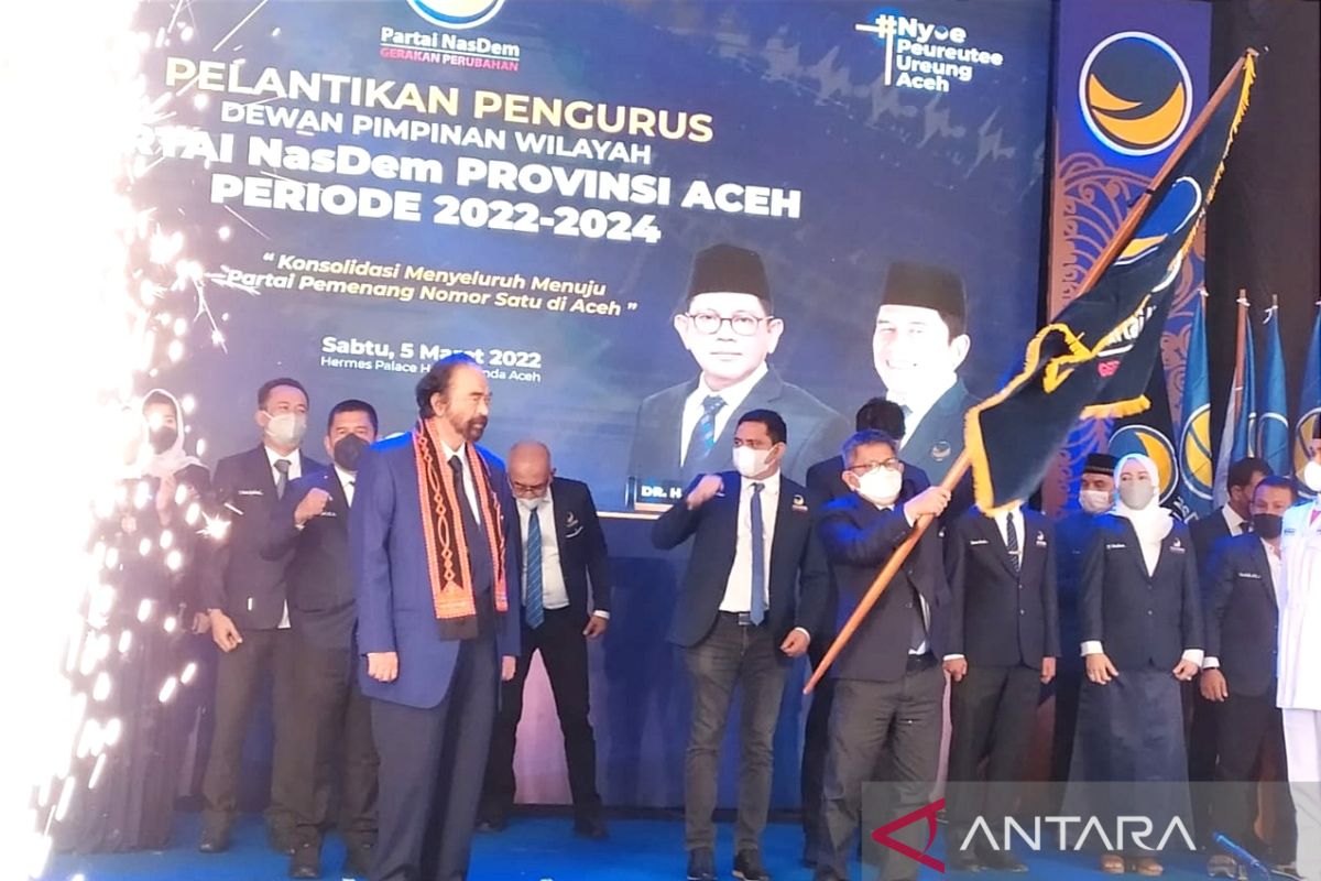 Surya Paloh kukuhkan pengurus DPW Nasdem Aceh